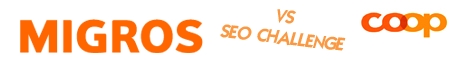 SEO Challenge schweizer Grossverteiler